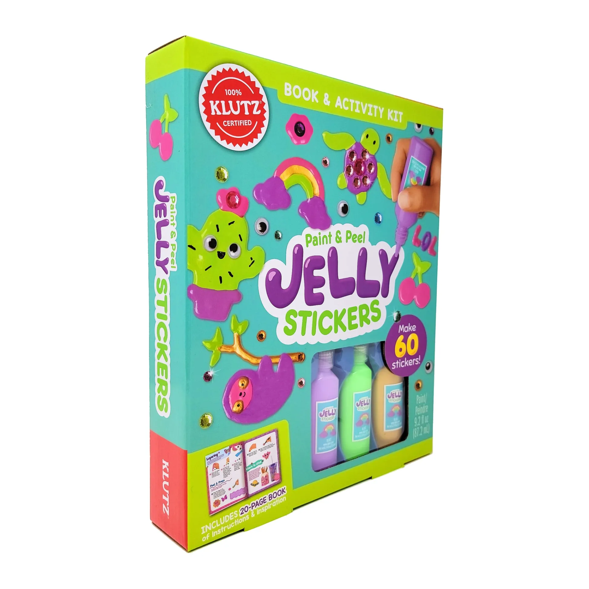 AreYouGame Creative Kids Paint & Peel Jelly Stickers DIY Art Kit* Crafts & Activities