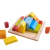 HABA USA Creative Stones 3D Wooden Arranging Blocks - Educational Toy for Kids* Wood & Jumbo Blocks