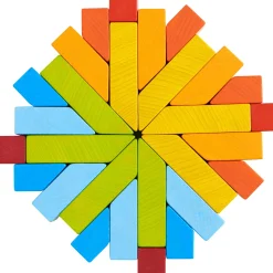 HABA USA Creative Stones 3D Wooden Arranging Blocks - Educational Toy for Kids* Wood & Jumbo Blocks