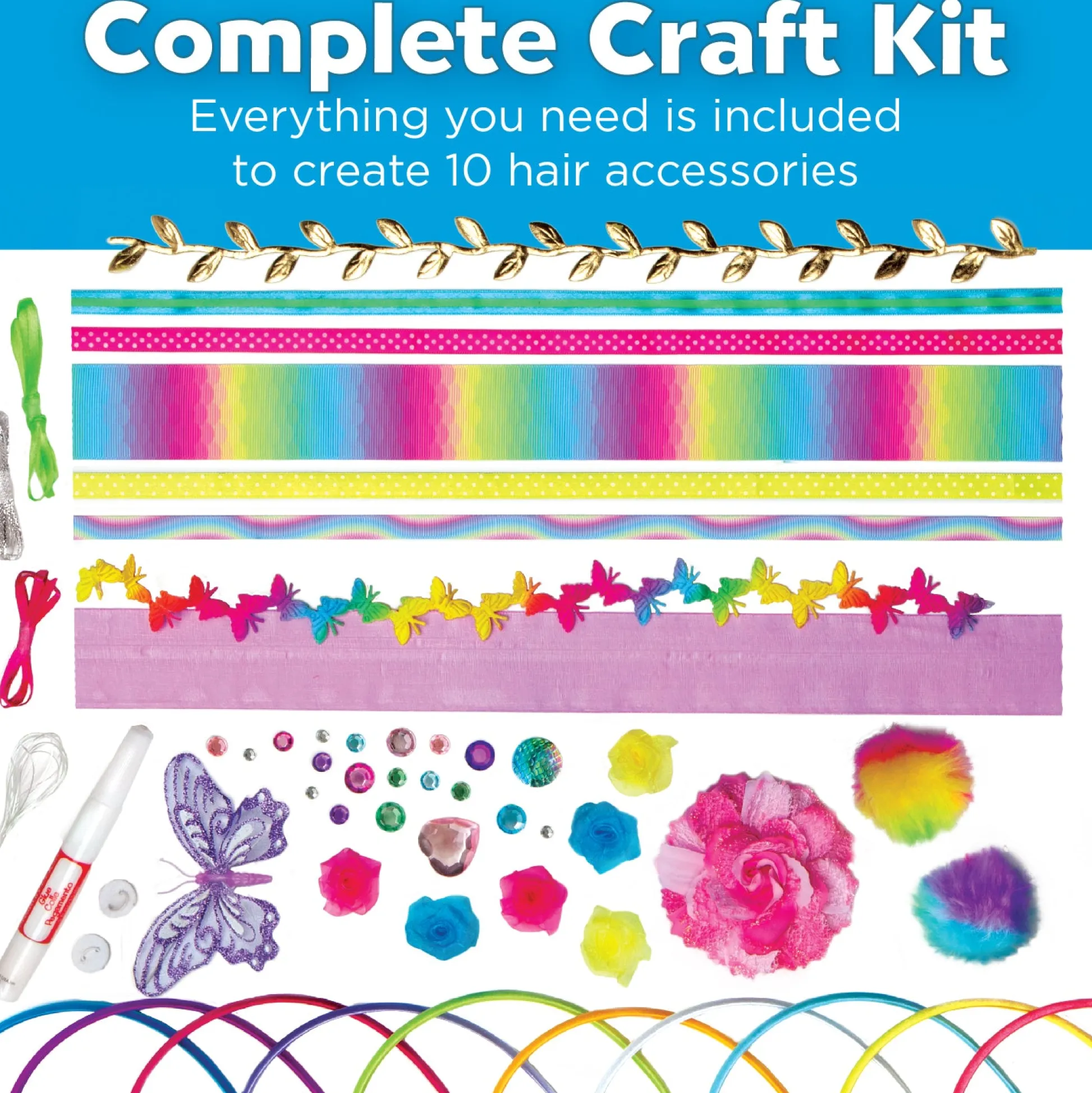 Faber Castell Creativity for Kids - Fashion Headbands Craft Kit - Create 10 Unique Headbands* Crafts & Activities