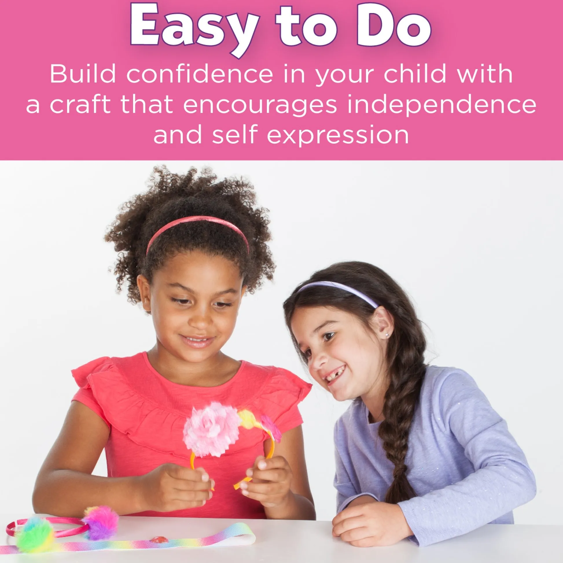 Faber Castell Creativity for Kids - Fashion Headbands Craft Kit - Create 10 Unique Headbands* Crafts & Activities