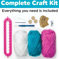 Faber Castell Creativity for Kids Beginner's Quick Knit Headbands Crafting Kit* Crafts & Activities