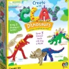 Faber Castell Creativity for Kids Clay Dino-Modeling Kit - Colorful Dinosaurs* Clay, Dough & Sand Art