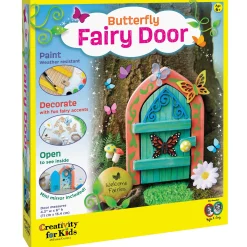 Faber Castell Creativity for Kids Enchanted Butterfly Fairy Door Craft Kit* Crafts & Activities