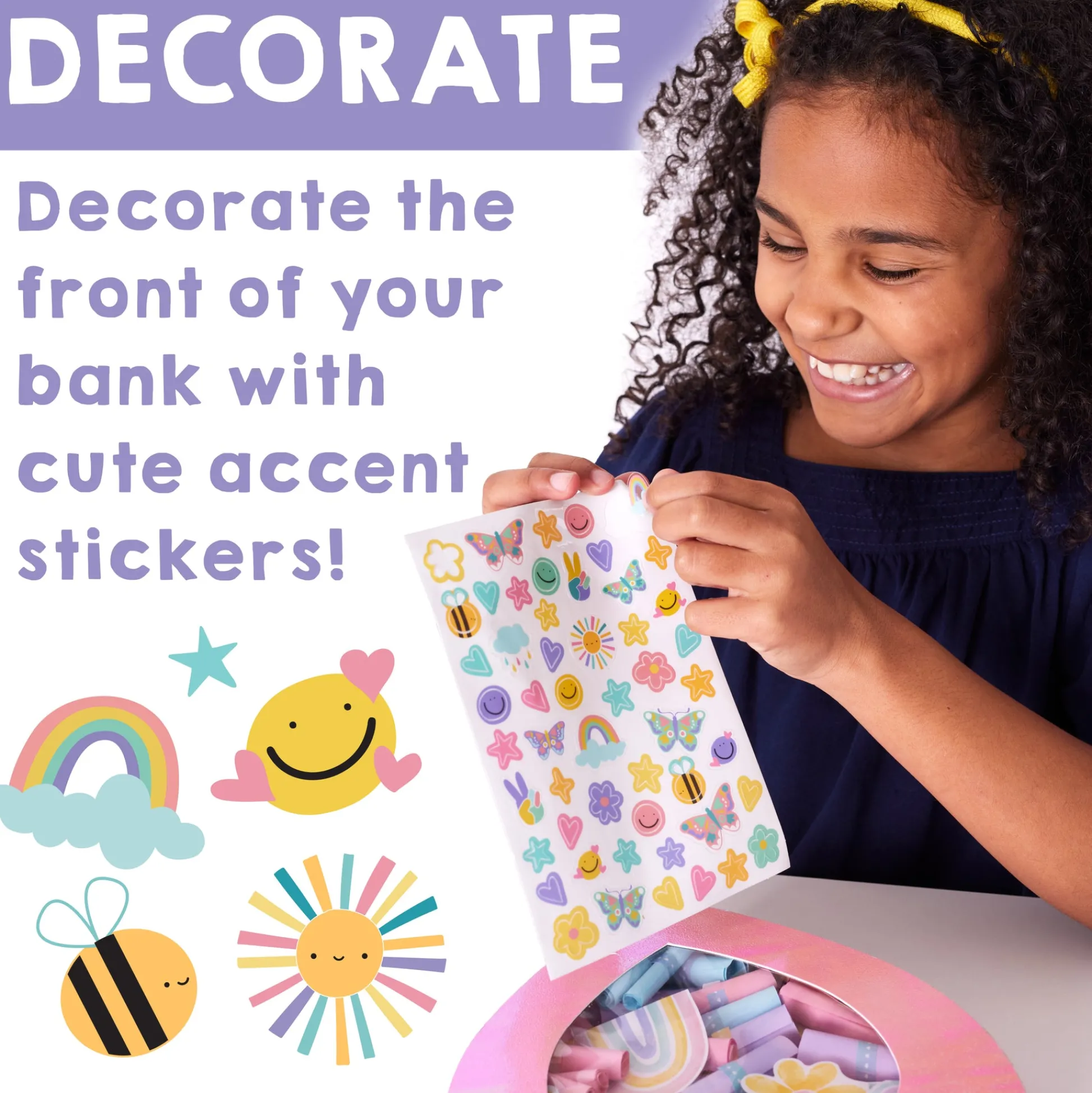 Faber Castell Creativity for Kids Positivity Heart-Shaped Happiness Bank Kit* Social & Emotional Skills|Crafts & Activities