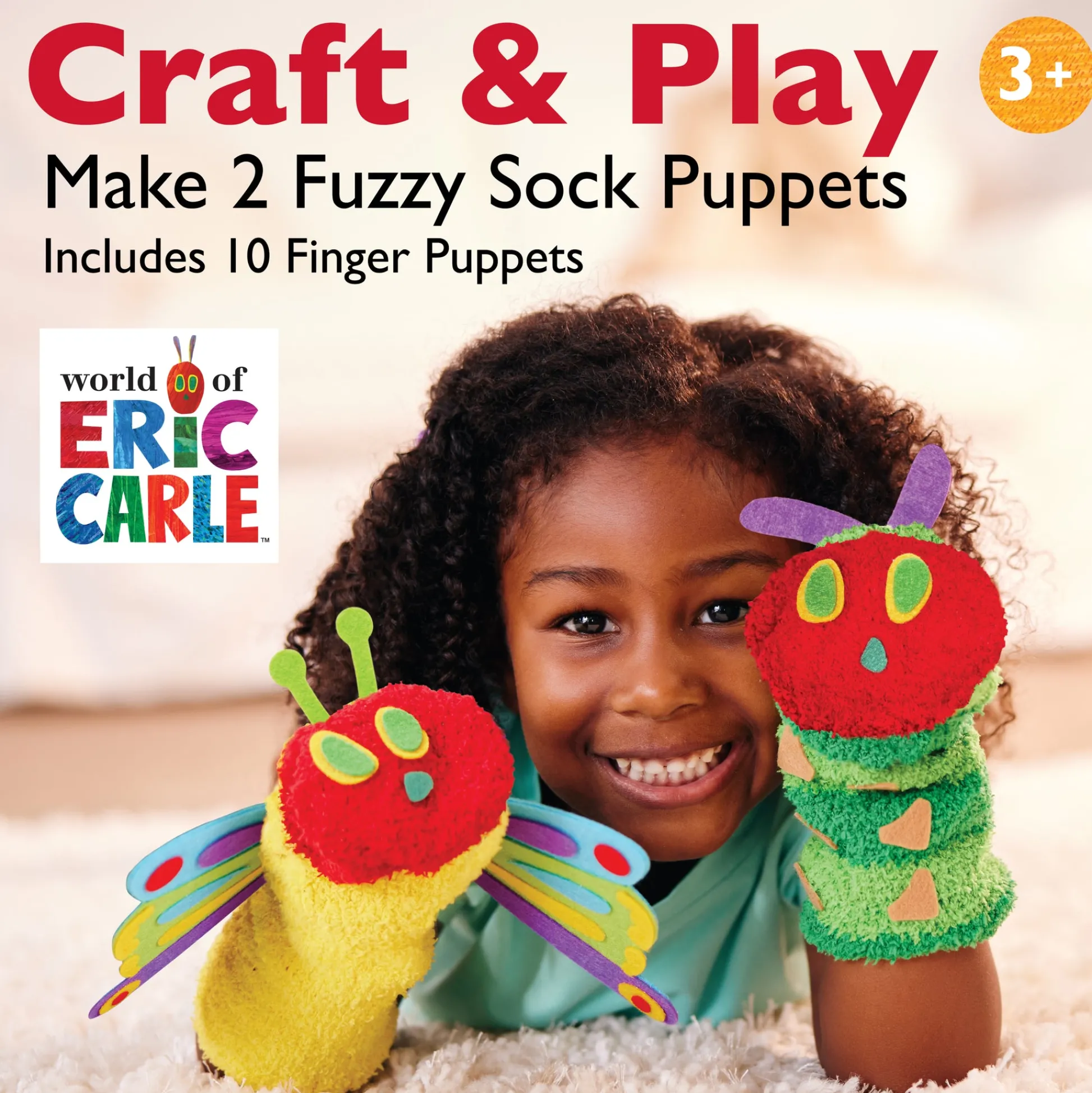 Faber Castell Creativity for Kids Very Hungry Caterpillar Hand Puppet Craft Kit* Puppets & Puppet Theaters|Dress Up