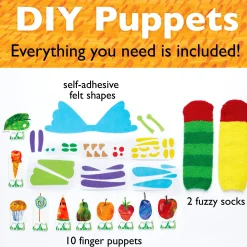 Faber Castell Creativity for Kids Very Hungry Caterpillar Hand Puppet Craft Kit* Puppets & Puppet Theaters|Dress Up