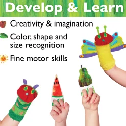 Faber Castell Creativity for Kids Very Hungry Caterpillar Hand Puppet Craft Kit* Puppets & Puppet Theaters|Dress Up