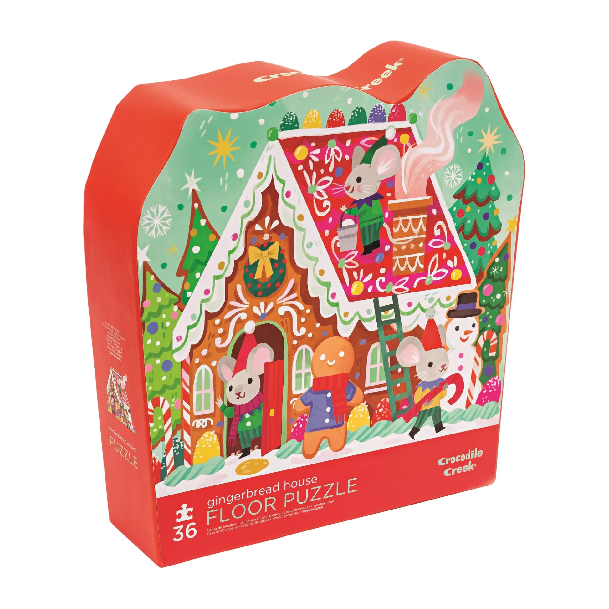 AreYouGame Crocodile Creek Gingerbread House 36-Piece Floor Puzzle* Puzzles