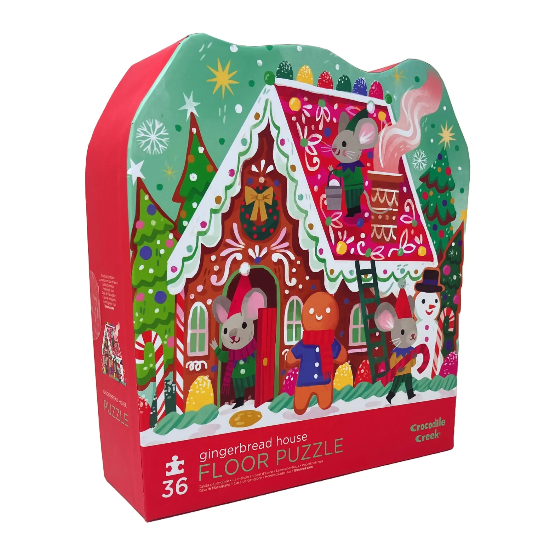 AreYouGame Crocodile Creek Gingerbread House 36-Piece Floor Puzzle* Puzzles