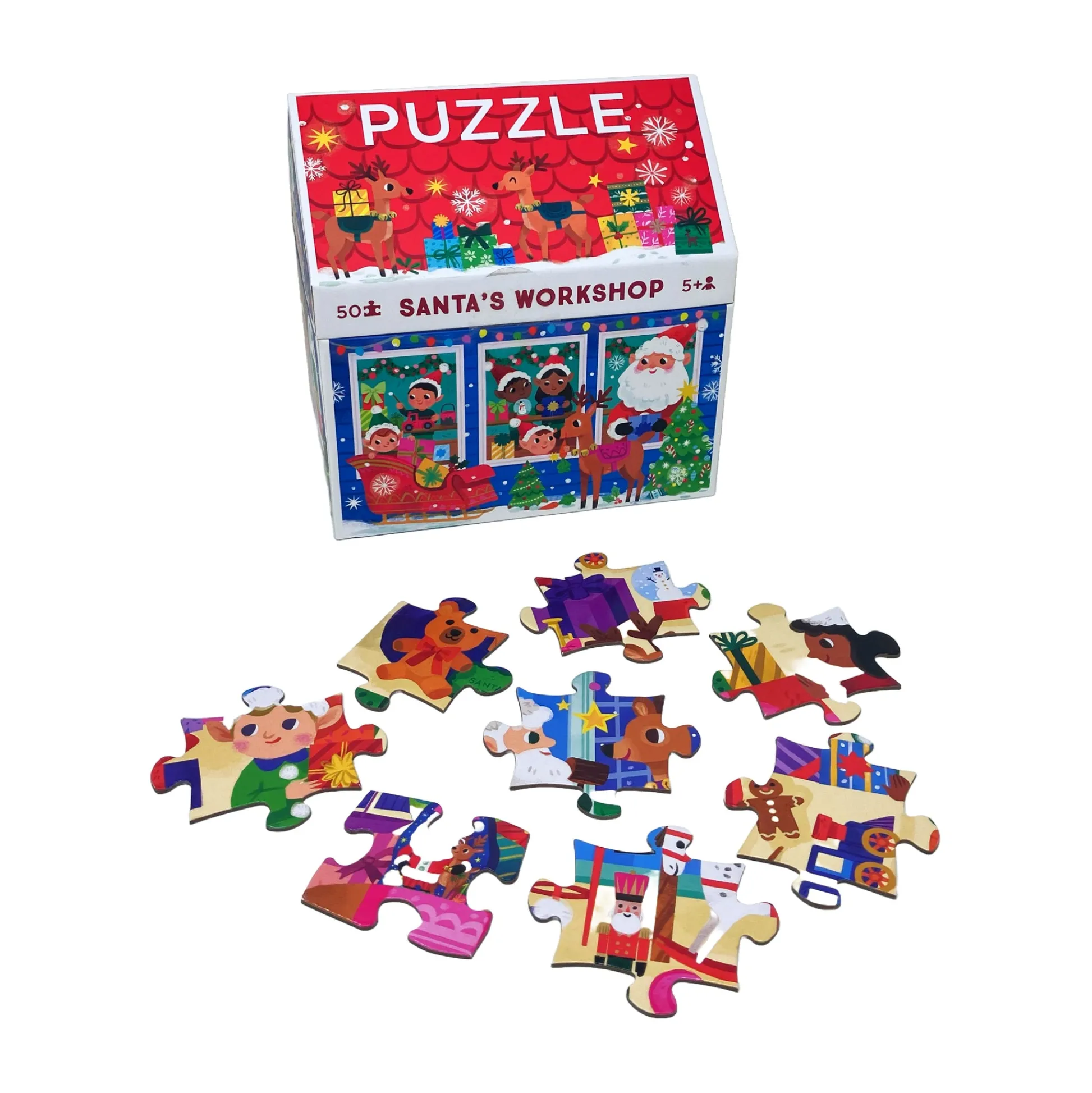 AreYouGame Crocodile Creek Santa's Workshop Jigsaw Puzzle - 50 pc* Puzzles