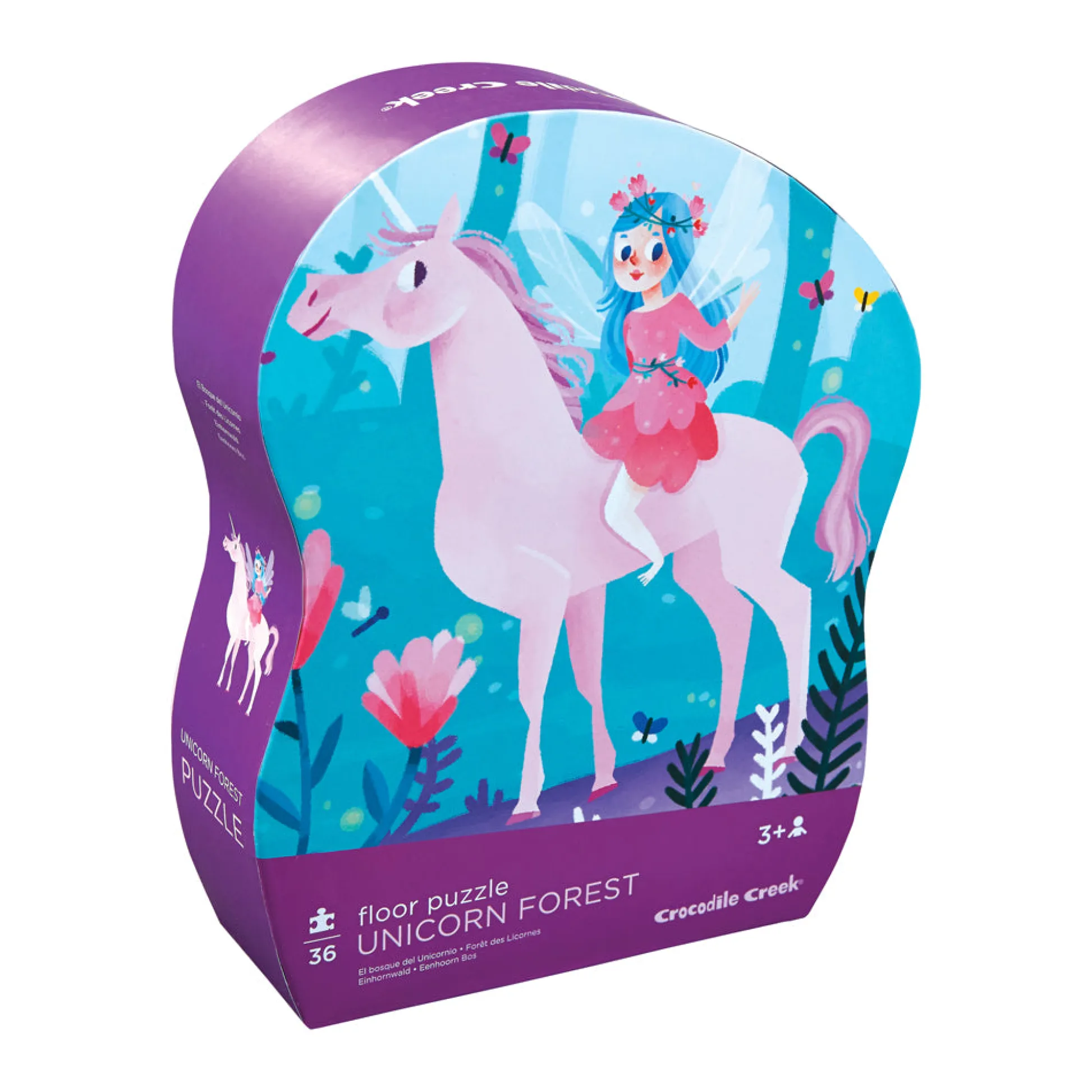 AreYouGame Crocodile Creek Unicorn Forest 36-Piece Floor Puzzle* Puzzles