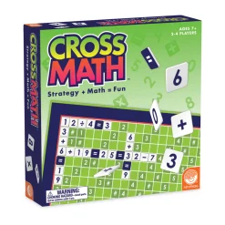 AreYouGame CrossMath MindWare Educational Board Game* Board Games|Role-Playing Games