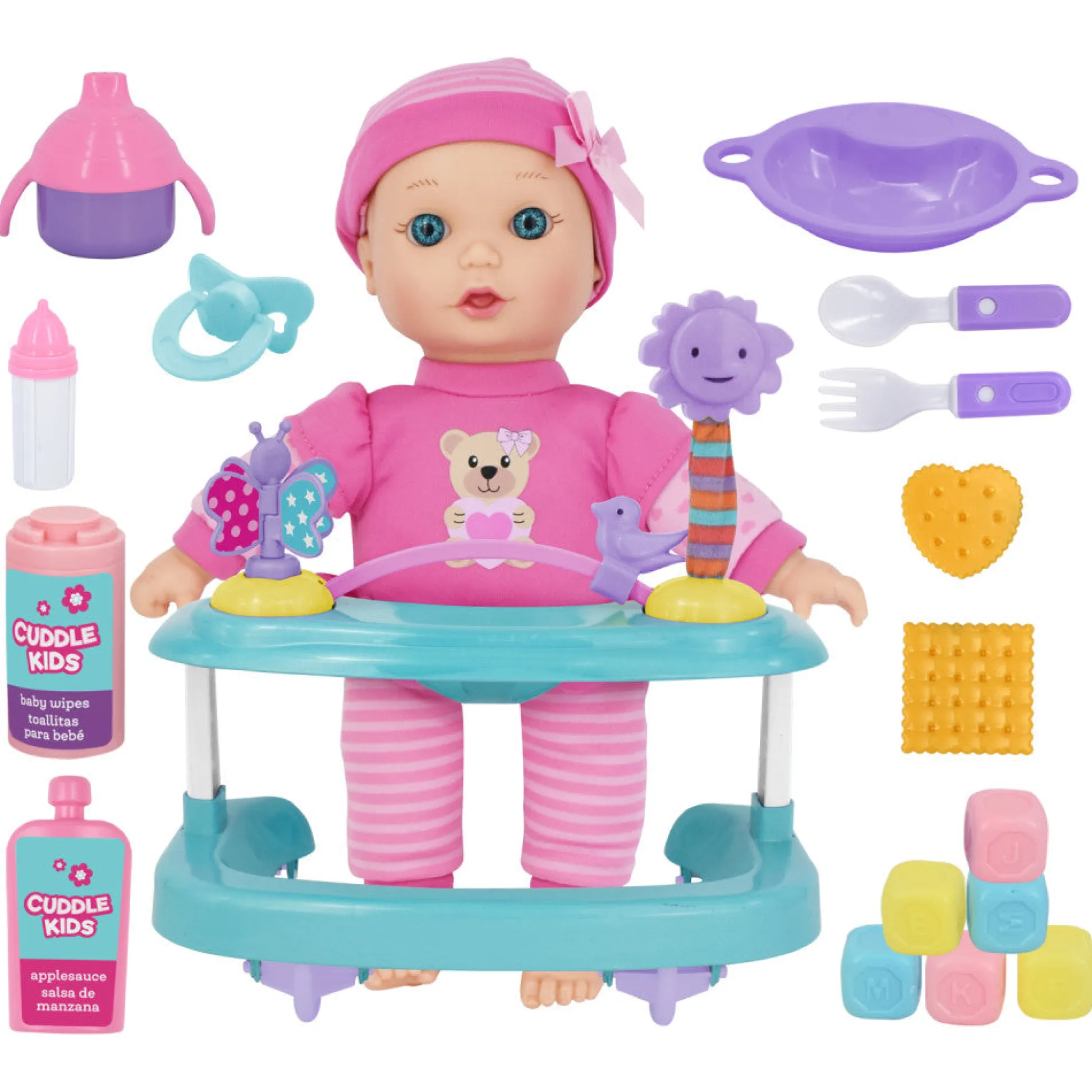 Flat River Group Cuddle Kids 11" Playtime Set with Soft Body Doll and Accessories* Baby Dolls|Stuffed Animals & Plush Toys