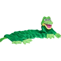 Flat River Group Cuddleuppets Gator - Green, 2-in-1 Plush Puppet & Blanket* Puppets & Puppet Theaters|Dress Up