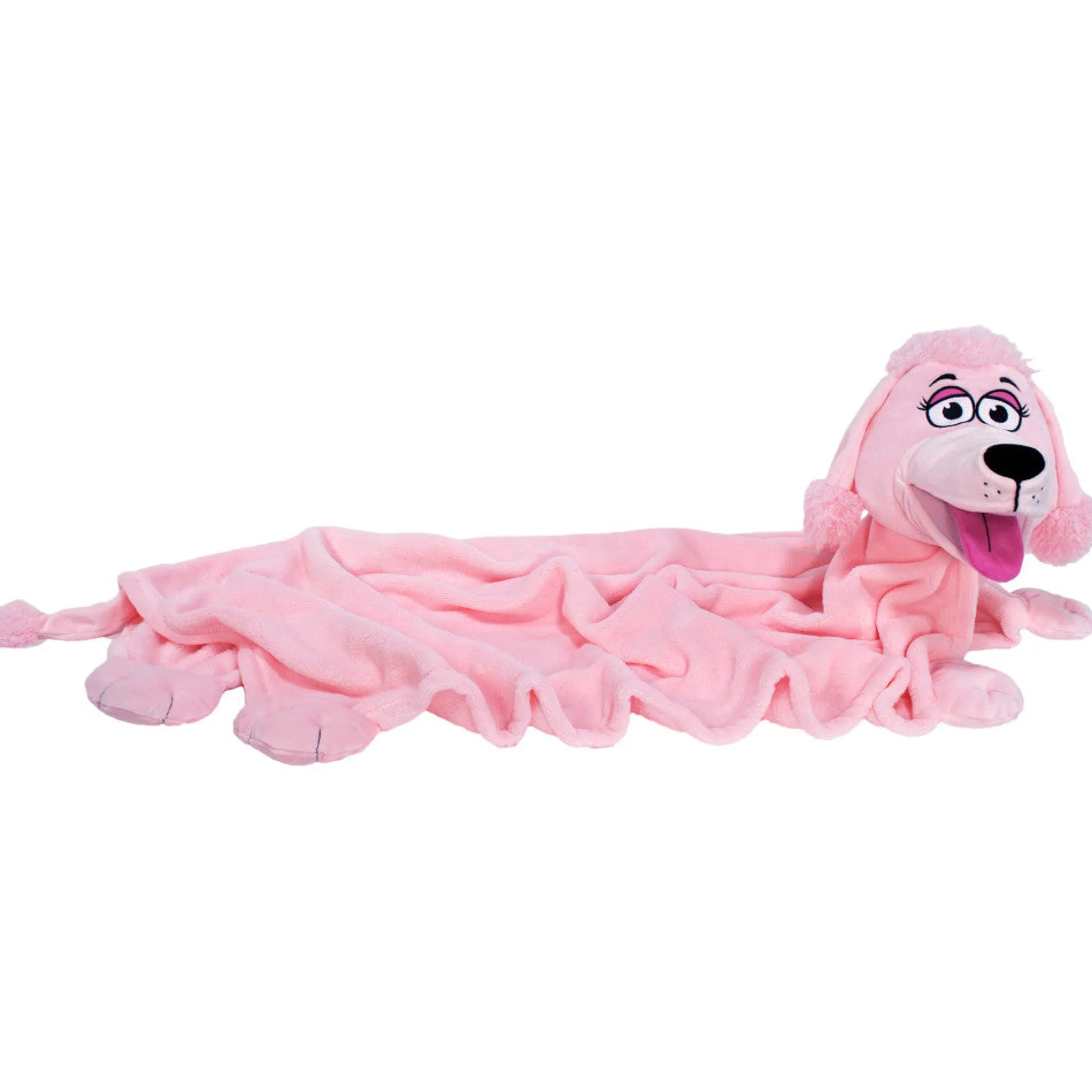 Flat River Group Cuddleuppets Pink Poodle Plush Puppet & Blanket - 2-in-1 Combo* Puppets & Puppet Theaters|Dress Up