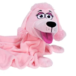 Flat River Group Cuddleuppets Pink Poodle Plush Puppet & Blanket - 2-in-1 Combo* Puppets & Puppet Theaters|Dress Up