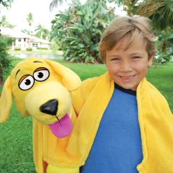 Flat River Group Cuddleuppets Playful Yellow Dog - 2-In-1 Plush Puppet & Blanket* Stuffed Animals|Stuffed Animals & Plush Toys