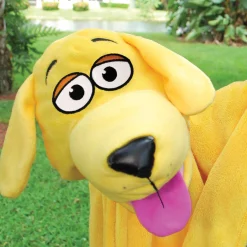 Flat River Group Cuddleuppets Playful Yellow Dog - 2-In-1 Plush Puppet & Blanket* Stuffed Animals|Stuffed Animals & Plush Toys