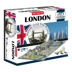 AreYouGame 4D Cityscape Time Puzzle - London, England - 1230 pc* Puzzles