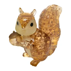 AreYouGame 3D Crystal Puzzle - Charming Squirrel with Acorn: 55 Pcs* Puzzles