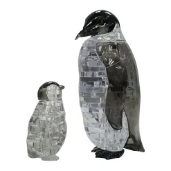 AreYouGame 3D Crystal Puzzle - Penguin and Baby: Challenging 43-Piece Set* Puzzles
