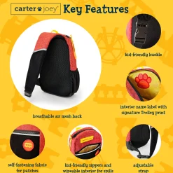 carter joey Daniel Tiger's Neighborhood x Cozy Explorer Sling Pack with Keychain* Preschool Education Toys & Activities