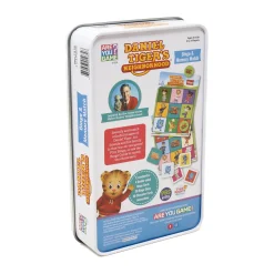 AreYouGame Daniel Tiger's Neighborhood Interactive Bingo & Memory Match Tin* Toddler & Preschool Games & Puzzles|Social & Emotional Skills