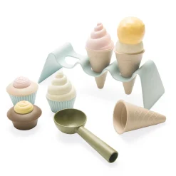 Flat River Group Dantoy BIO Ice Cream & Cupcake Playset - Eco-Friendly Pretend Play for Toddlers* Kitchens & Play Food|Dress Up