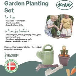 Flat River Group Dantoy Green Garden Planting Set - Eco-Friendly Gardening Adventure for Toddlers* Preschool Education Toys & Activities