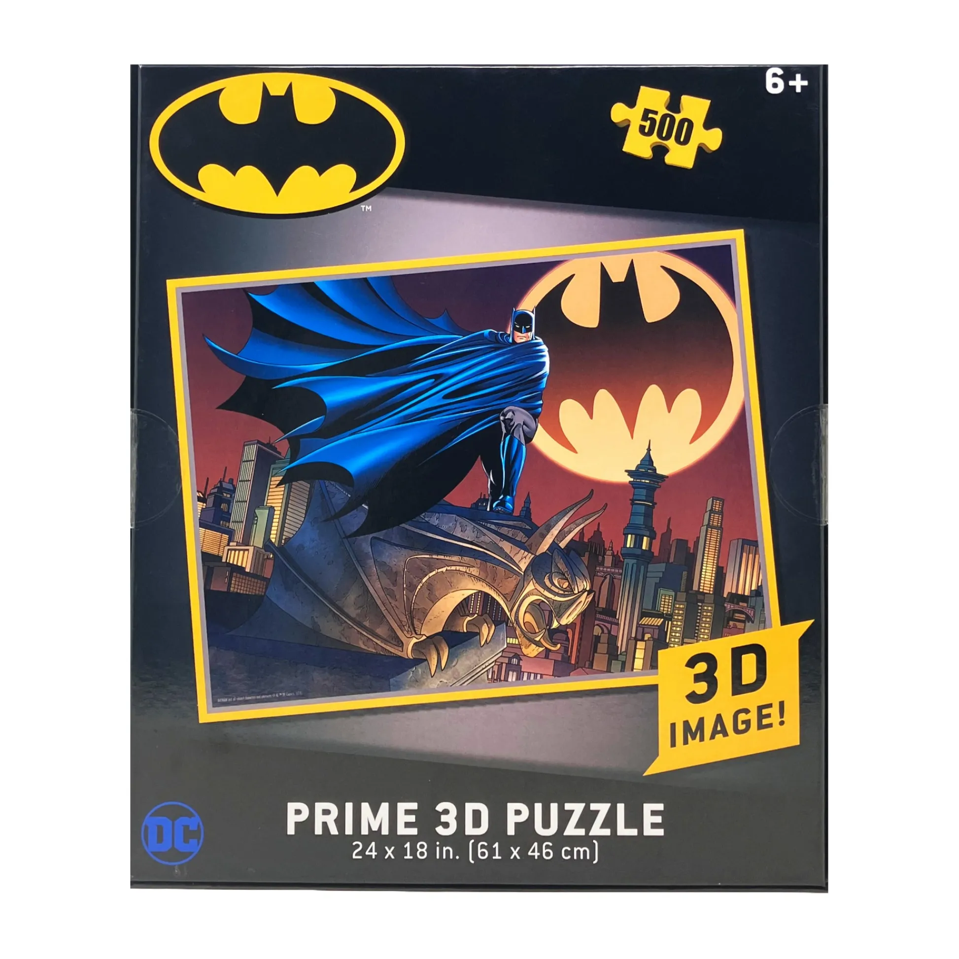 AreYouGame DC Comics Batman 3D Lenticular Jigsaw Puzzle - 500 pc* Puzzles|Dc Comics