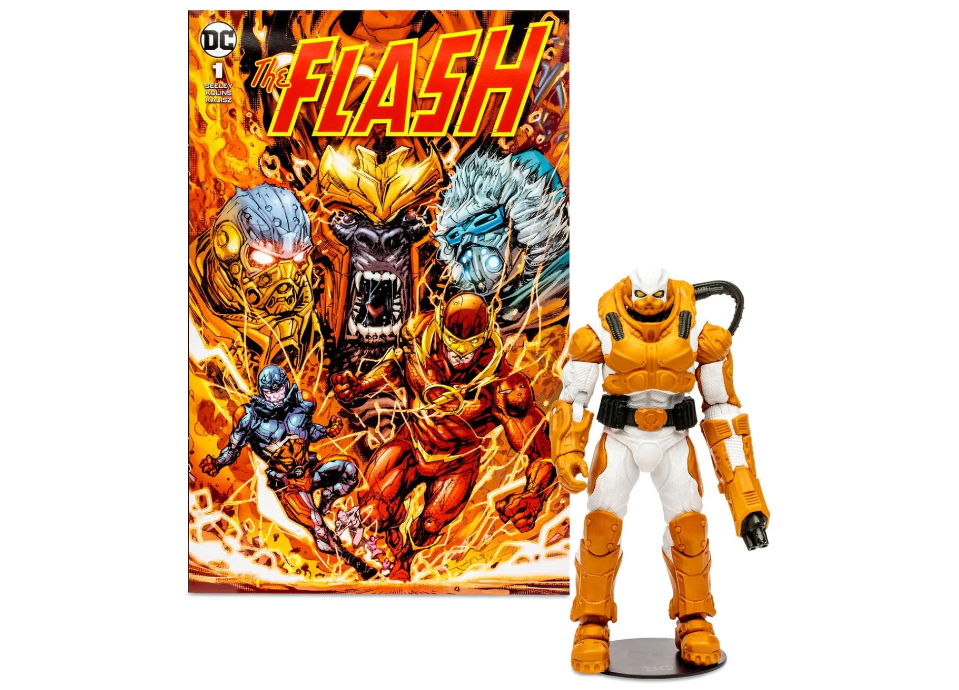 Macy's - Supplier DC Direct Heat Wave 7-Inch Action Figure with Collectible Comic and Art Card* Collectible Figures & Playsets|Dc Comics