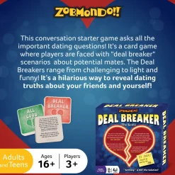 Flat River Group Deal Breaker Party Card Game by Zobmondo!!* Card Games|Social & Emotional Skills