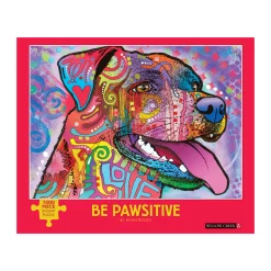 AreYouGame Dean Russo Be Pawsitive Dog-Themed Jigsaw Puzzle - 1000 pc* Puzzles