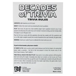 Calendar Holdings, LLC Decades of Trivia Game - Nostalgic Pop Culture Quiz* Role-Playing Games|Board Games