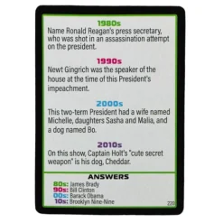 Calendar Holdings, LLC Decades of Trivia Game - Nostalgic Pop Culture Quiz* Role-Playing Games|Board Games