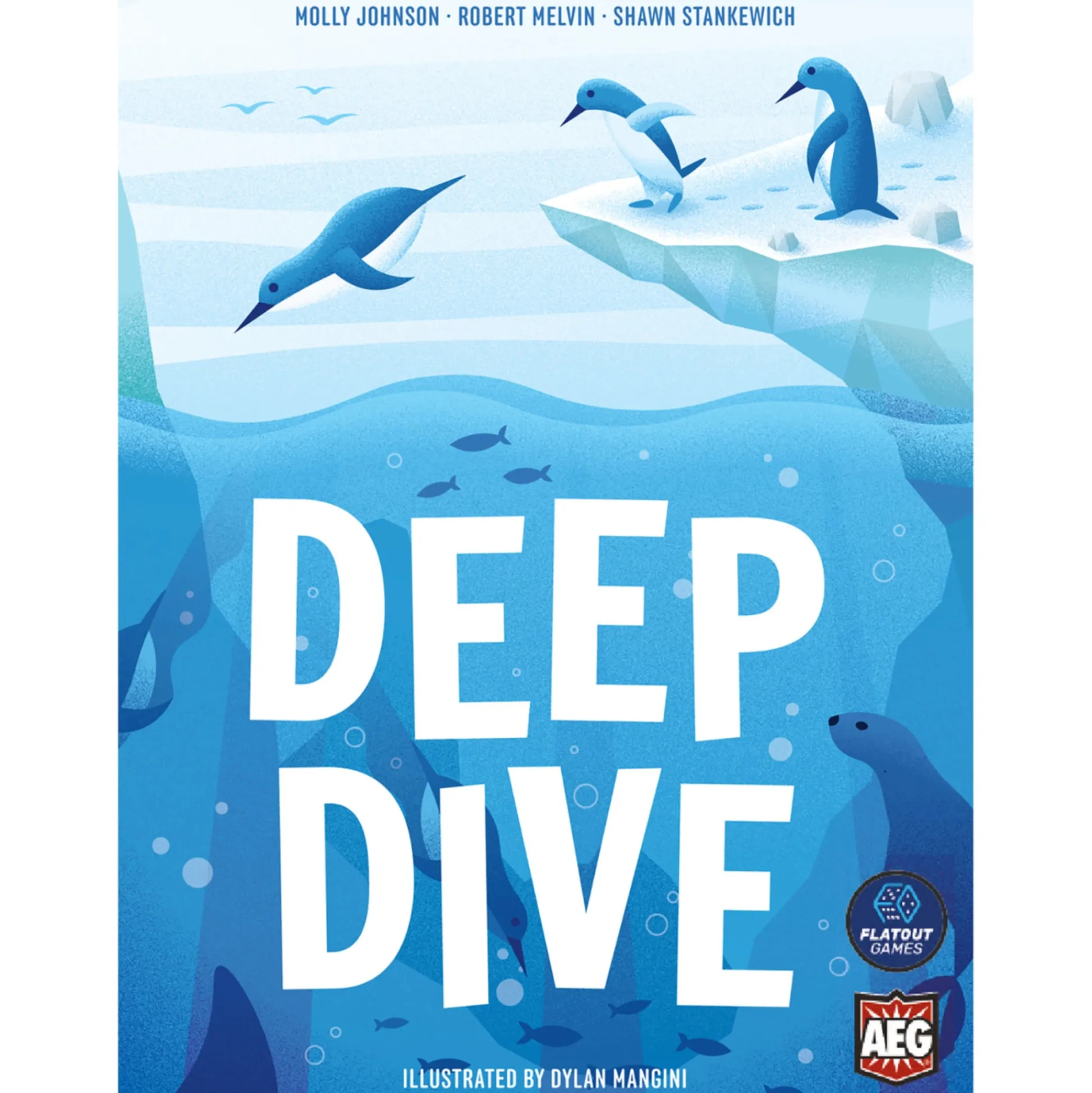 Flat River Group Deep Dive - AEG Ocean-Themed Matching Tile Game* Dominoes & Tiles Games