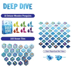 Flat River Group Deep Dive - AEG Ocean-Themed Matching Tile Game* Dominoes & Tiles Games