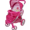 Flat River Group Deluxe Garden Twin Doll Stroller with Retractable Canopies and Safety Lock* Stuffed Animals & Plush Toys