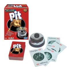 AreYouGame Deluxe Pit Card Game with Silver-Toned Bell by Winning Moves* Social & Emotional Skills|Card Games