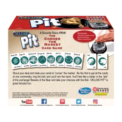 AreYouGame Deluxe Pit Card Game with Silver-Toned Bell by Winning Moves* Social & Emotional Skills|Card Games