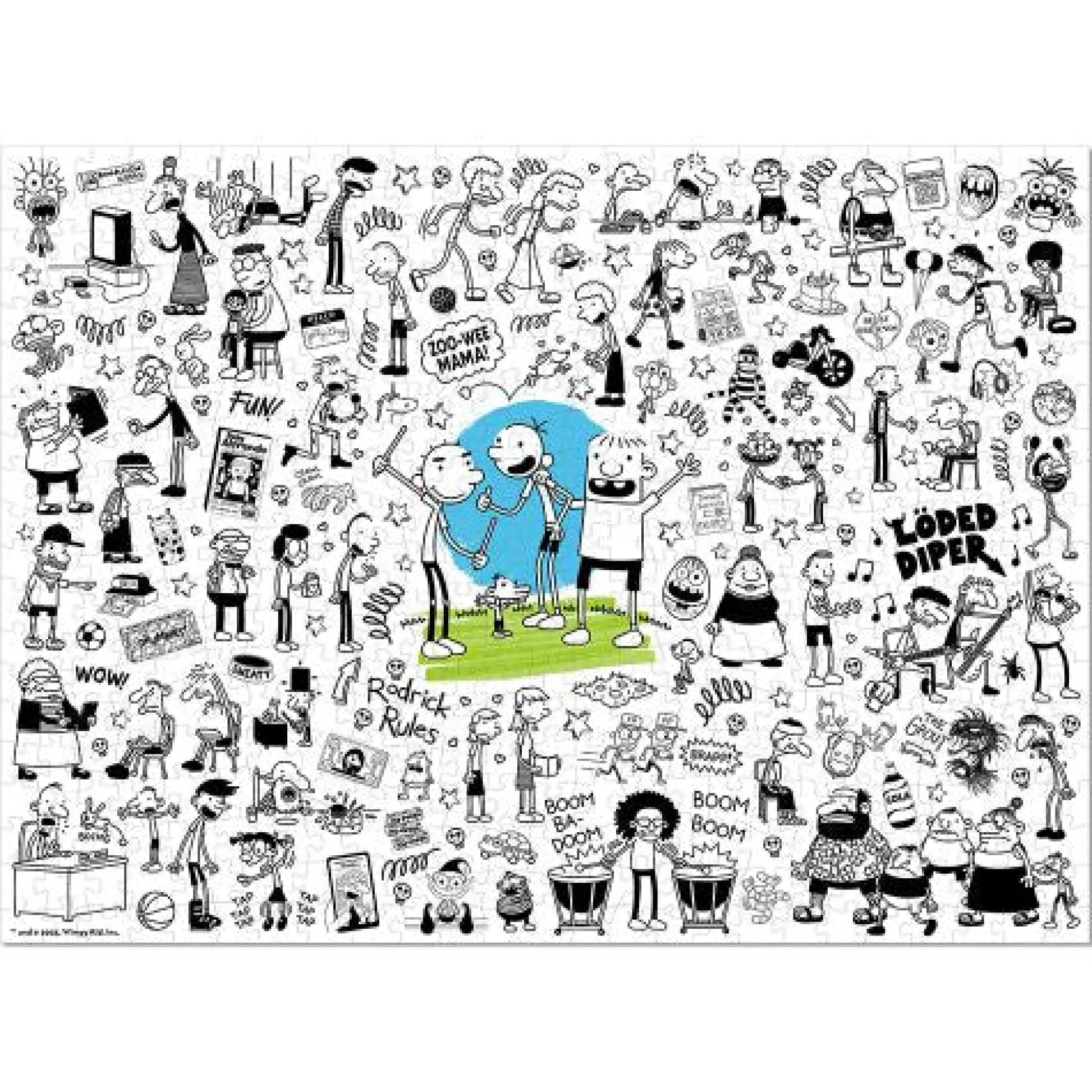 Calendar Holdings, LLC Diary of a Wimpy Kid Class Characters Jigsaw Puzzle - 500 pc* Puzzles