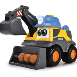 Flat River Group Dickie Toys ABC Volvo Danny Digger - Motorized Excavator Toy, Ages 3+* Preschool Education Toys & Activities|Preschool Vehicles