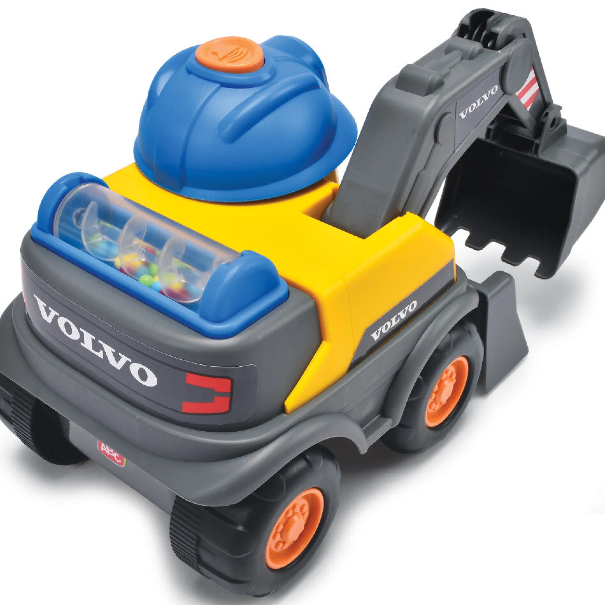 Flat River Group Dickie Toys ABC Volvo Danny Digger - Motorized Excavator Toy, Ages 3+* Preschool Education Toys & Activities|Preschool Vehicles