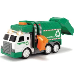 Flat River Group Dickie Toys Eco Series Freewheeling Recycling Truck with Lights and Sounds* Preschool Education Toys & Activities|Preschool Vehicles