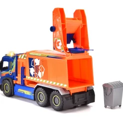 Flat River Group Dickie Toys Volvo FMX Giant Garbage Truck with Lights & Sounds, Blue & Orange - Ages 3+* Preschool Education Toys & Activities|Preschool Vehicles