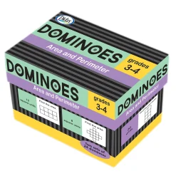 Educators Resource Didax Area and Perimeter Foam Dominoes Set - Educational Math Game* Dominoes & Tiles Games