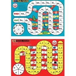 Educators Resource Didax® CVC Spelling Board Game - Early Reading Skills - Vibrant Fun* Role-Playing Games|Board Games
