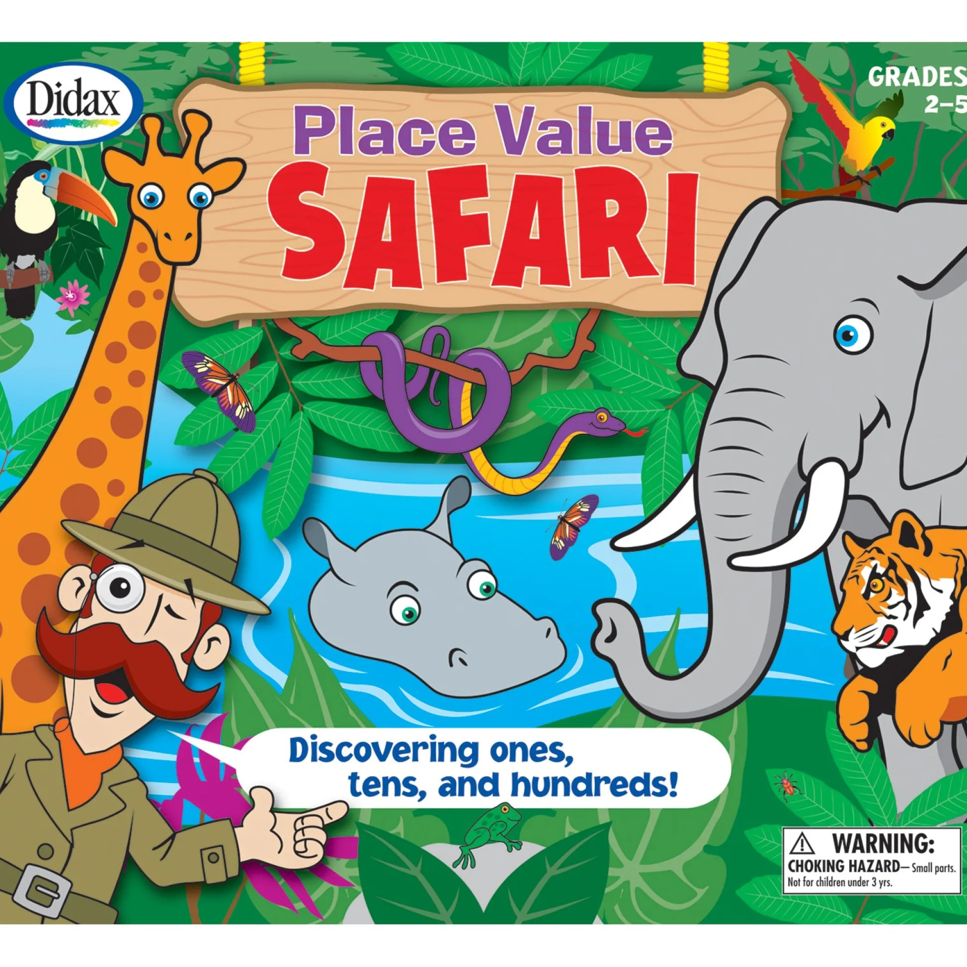 Educators Resource Didax Place Value Safari Game - Jungle Math Adventure* Role-Playing Games|Board Games