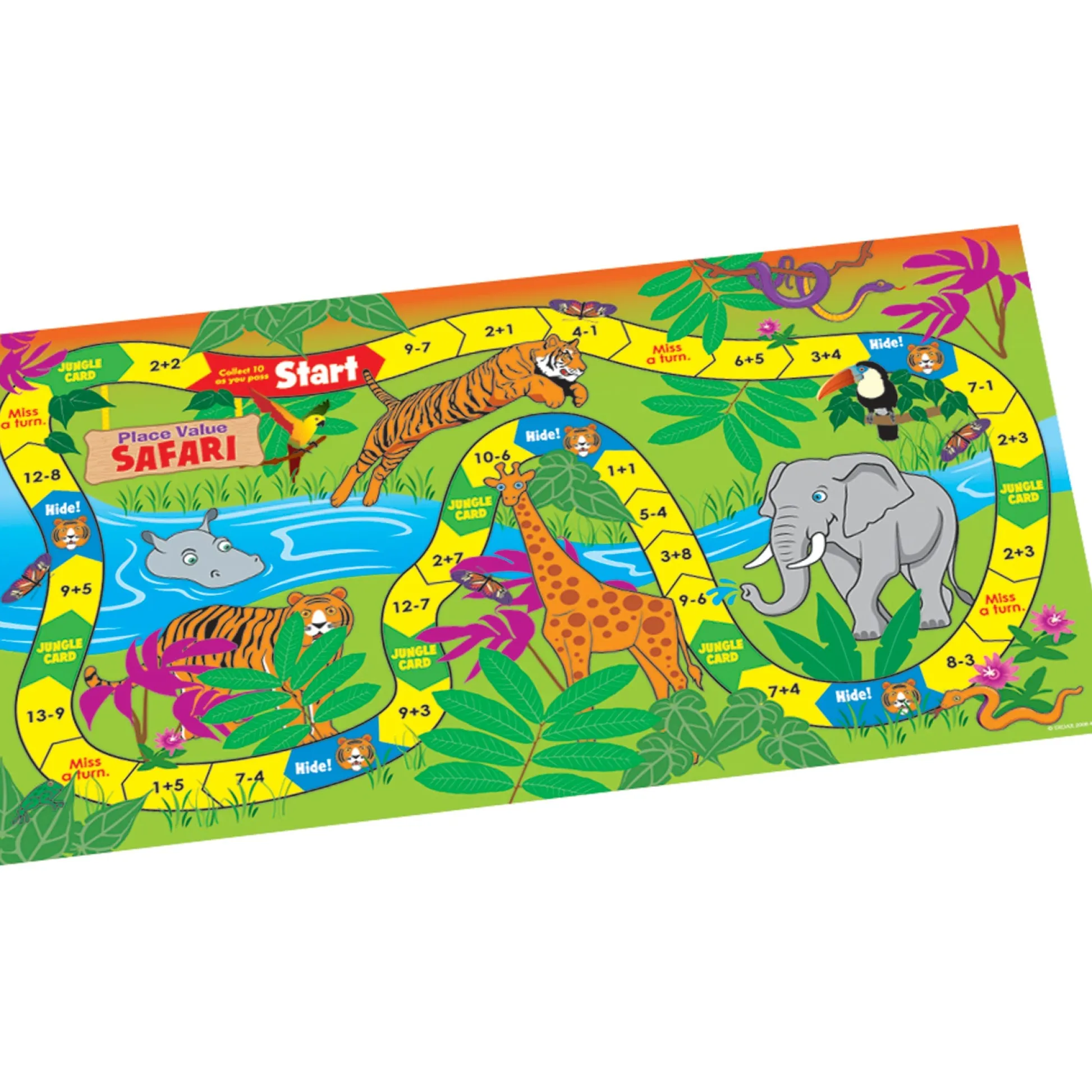 Educators Resource Didax Place Value Safari Game - Jungle Math Adventure* Role-Playing Games|Board Games